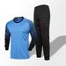 Professional Goalkeeper Jersey Set With Foam Padding - Long Sleeve Top & Pants/Shorts For Adults & Kids - Training & Match Football Gear_desvips.com