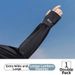 Running Arm Warmers Men's Sunscreen Arm Sleeves Ice Silk Cool Breathable UV Protective Loose Fit For Outdoor Cycling Summer Running_desvips.com