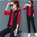 Thickened Plush Sportswear For Women In Autumn Winter, New Korean Version Of Warm And Fashionabl, Hooded Three_desvips.com