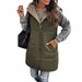 Women's Clothing cotton-padded jacket winter loose commuting mid-length hooded cotton-padded jacket_desvips.com