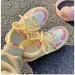 SHANPA Sweet Pink Womens Sports Korean Style Fashion Kawaii Patchwork Women Sneakers Casual Lightweight Lace Shoes_desvips.com
