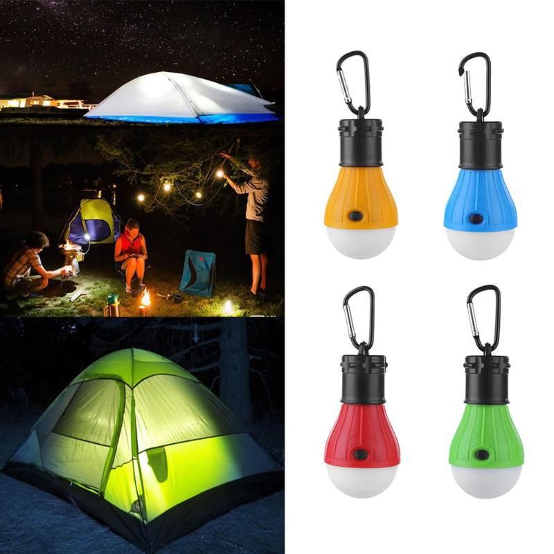 Portable Camping Light Tent Hanging Lamp With Hook LED Bulb Emergency Lamp 3 Lighting Modes Outdoor Night Working Trekki_desvips.com