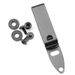 Stainless Steel Universal Knife Scabbard Waist Sheath Carrying Kydex K Belt Clip_desvips.com