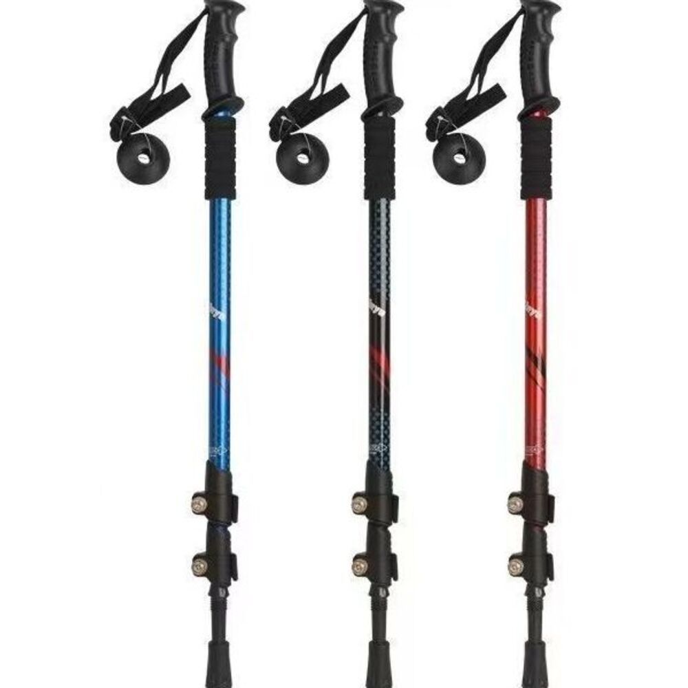 Ultra-light Aluminum Alloy Trekking Pole Telescopic External Lock Professional Grade Hiking Climbing Portable Outdoor_desvips.com