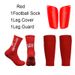 Sports & Outdoor Three Piece Combination Sports Socks Football Socks Mid Tube Glue Non Slip Socks Calf Socks Leg Guards Training_desvips.com