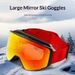 New Releases In December Flip-up Ski Double-layer Anti-fog Mountaineering Skiing Goggles 3067 Anti-ultraviolet Outdoor Sports Glasses_desvips.com
