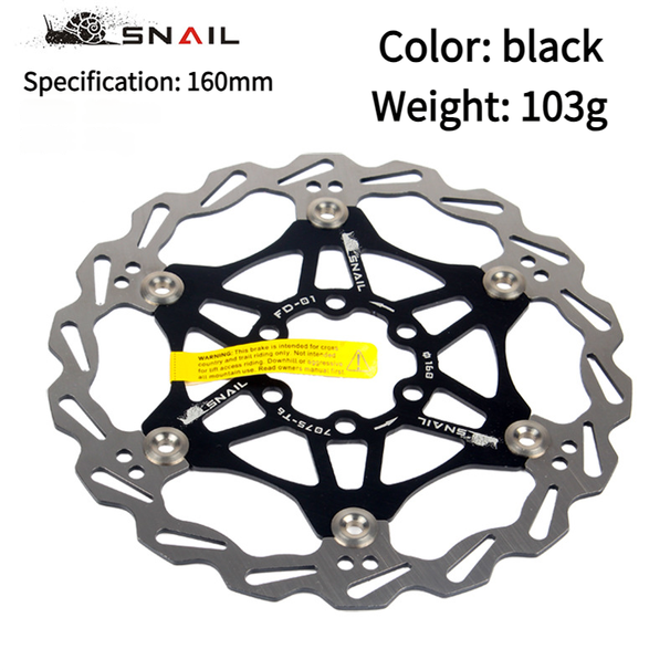 SNAIL Floating Mountain Bike Pads 160/180/203MM Ultra-light Six-nail Brake Disc_desvips.com