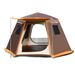 New Automatic Hexagonal 4 5 6 7 8 Person Style Family Camping Mongolian Yurt Tent_desvips.com