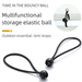 Elastic With Ball, Reflective For Night Use, Tent Fixing Ball Head Elastic Rope, 3mm Trampoline Binding Rope_desvips.com