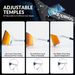 ROCKBROS Wind - Resistant Sports Glasses, Polarized Cycling Glasses, Sunglasses for Outdoor Activities_desvips.com
