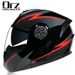 Electric Bicycle Helmet, Grey, Men's And Women's Full Face Helmet, All Season, Flip Up Helmet, Double Lens Hat, Sun Protection, Cycling_desvips.com