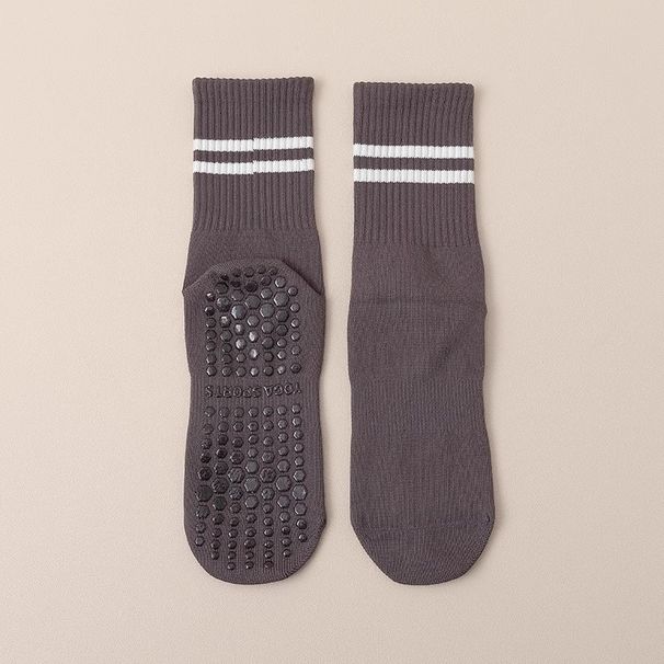 Non Slip Yoga Socks For Women Professional Pilates Socks New Style Spring Summer Mid Calf Socks_desvips.com