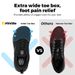 FitVille Toe Box For Men Cushioned Well Extra Width Non Slip Wide Lightweight Breathable Running Shoes_desvips.com