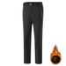 001 2033 Outdoor Casual For Men Winter Fleece-Lined Warm Trousers Windproof Waterproof Wear-Resistant Long Pants With Belt_desvips.com
