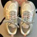 Women's Grey Pink Chunky Breathable Mesh Platform New Lightweight Versatile Thick-Soled Dad Shoes Fashion Sneakers_desvips.com