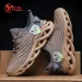 YRZL Men Sports Running Jogging Shoes Casual Sneakers Outdoor Breathable Mesh Women Light Shock-absorption Black Tennis_desvips.com