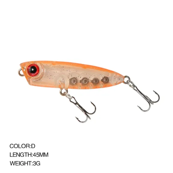 2024 Laser Slow New Popper Pencil Lure 45mm 3g Topwater Floating Lure For Pescar Jureles Bait Hard Bait Wobbler Bait Ima Qoop 45_desvips.com