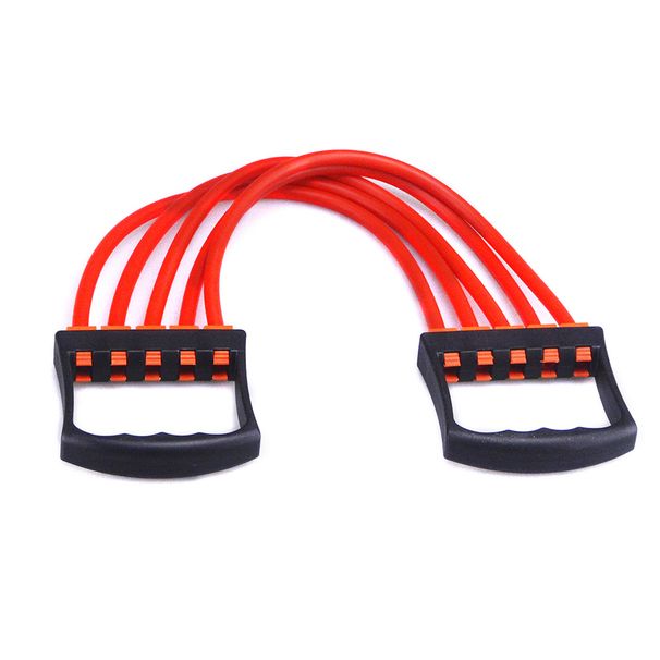 Five-Tube Yoga Fitness Rope Home Back Beautification Chest Expansion Stretching Magic Detachable Resistance Band_desvips.com
