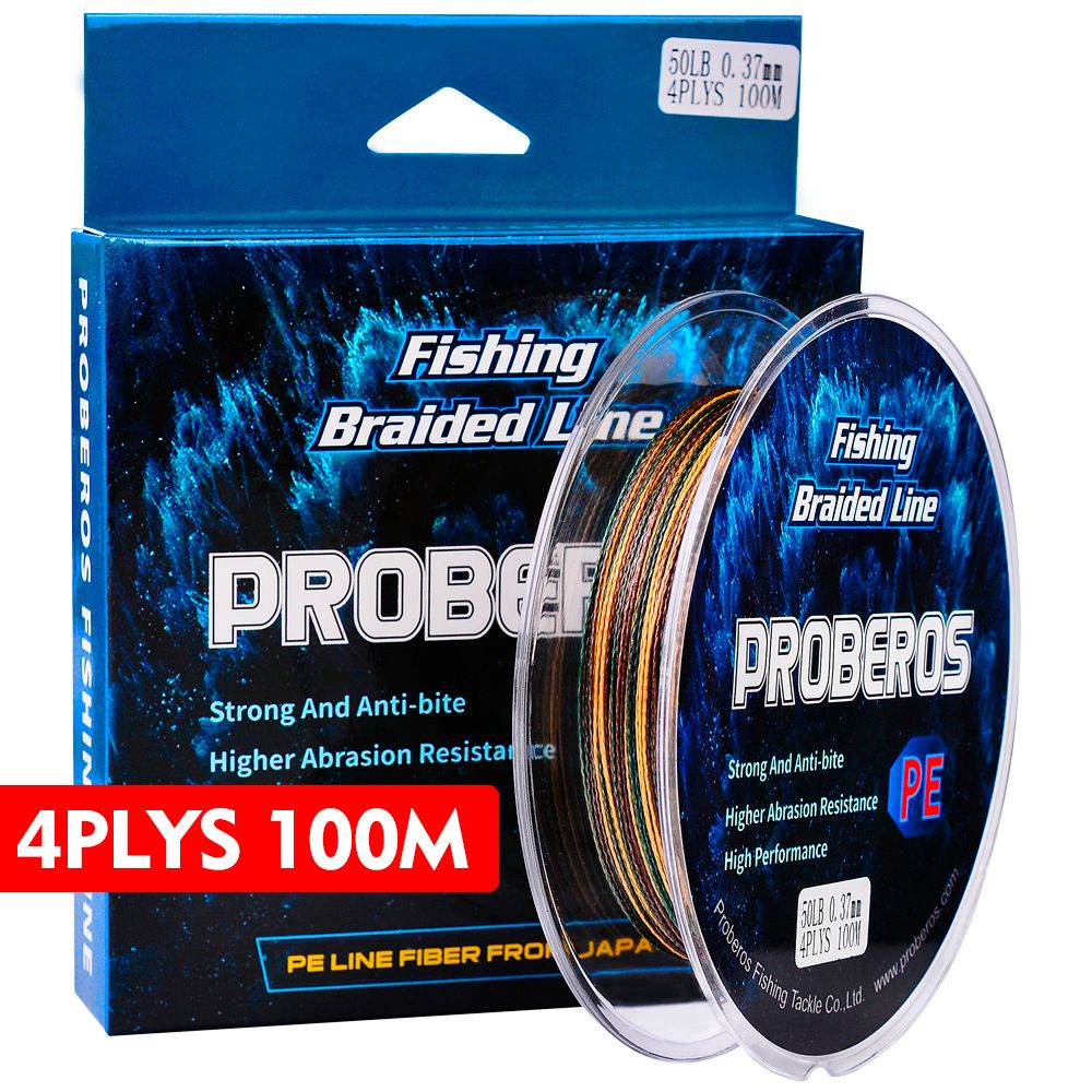 New Product Dali Ma 4-strand 100m Camouflage Green PE 0.6#-10#Braided Gear Fishing Line_desvips.com