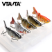 VTAVTA 5pcs Fishing Lures Set Wobblers Crankbaits Fishing Box For Wobblers Swimbait Artificial Bait Kit Hard Lure Fishing Tackle_desvips.com