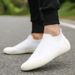 Knit Slip-On Sneakers – Breathable Quick-Dry Walking Shoes For Men & Women, Anti-Slip Gym Yoga Shoes With Arch Support & Massage Cushion_desvips.com