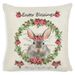 Easter Thanksgiving Harvest Festival Rabbit European Country Farm Style New Cushion Pillowcase Removable And Washable_desvips.com