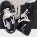 Round Toe Thick Soled Canvas Patent Leather Cute Casual Breathable Comfortable Non Slip Fashionable Board Shoes_desvips.com