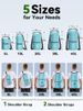 HEETA Waterproof Dry Bag Backpack With Zippered Pocket In 5L, 10L, 20L, 30L, And 40L Capacities_desvips.com