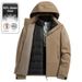90 Liner Detachable 3-in-1 Graphene Thermal Winter Outdoor Down Jacket For Men And Women Waterproof Windbreaker_desvips.com