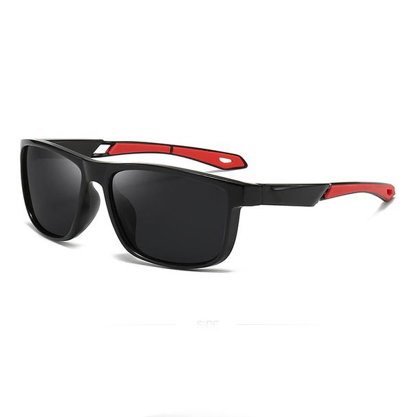 Men's Polarized Black Full Cycling Driving Fishing Glasses HD Sports Square Frame PC Sunglasses Bright_desvips.com
