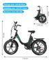 EU Warehouse Folding Electric Bike 20" 500W 48V Fat Tire E-Bike 120km Long Range Dual Battery Foldable Ebike For Adults_desvips.com