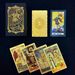 78 Classic Waite Complete Set Popular Gold Foil PET Waterproof Plastic Tarot Cards For Beginners Entry-Level_desvips.com