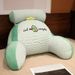 Bean Ice Silk Latex Headrest Bed Large Cushion For Girls Sleeping Sofa Backrest Pillow_desvips.com