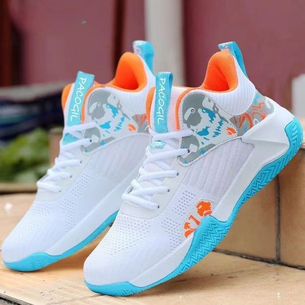 High Top Men's 2025 Summer New Versatile Breathable Trendy Student Sports Mesh Basketball Running Shoes_desvips.com