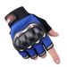 Motorcycle Gloves Full Protection Outdoor Rider Long Riding Half Finger Non-Slip Wear-Resistant Sports Men_desvips.com