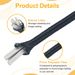 PATIKIL Heavy Duty Polyester Elastic Bungee Cord In Navy Blue, 3/32 Inch Diameter And 67 Feet Long_desvips.com