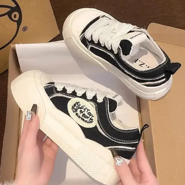 Womens Platform Flat Sail Cloth Casual Womens Autumn Thick Soled Sports Shoes 250402_desvips.com