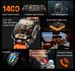 Military Sturdy Men's Smart Watch 1400mAh Battery Outdoor GPS LED Flashlight 10ATM Waterproof Bluetooth Calling Function_desvips.com