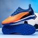 Non Slip Polyurethane Fabric AG Long Stud Soccer Shoes mid to High Top for Teenagers Boys And Girls Primary And Secondary School Students_desvips.com