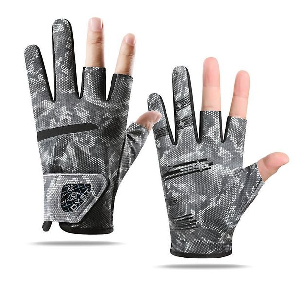 Men's Half-Finger Thin Fitness Outdoor Fishing Climbing Cycling Non-Slip Breathable Sun-Proof Half-Length Women's_desvips.com