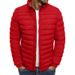 Autumn Winter New Solid Color Jacket Simple And Elegant Men's Cotton Coat_desvips.com