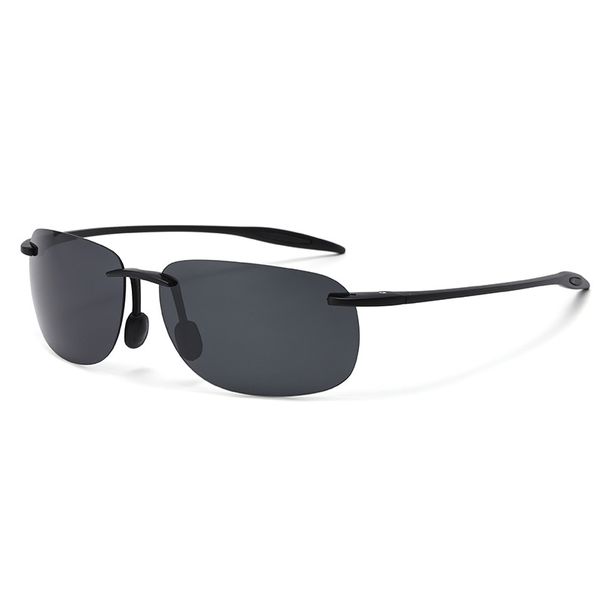 TR90 Material TAC Polarized True Film Sports Cycling Frameless Outdoor Sunglasses For Men And Women Mountaineering_desvips.com