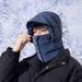 Winter Men's Integred Neck Warmer Face Mask, Thermal Fleece-Lined For Cycling, Windproof And Cold-Proof Ski Lei Feng_desvips.com