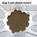 EVOSID Road Bike Closed GXP Three-Bolt Direct Mount Single Positive And Negative Teeth 0mm Offset Chainring CNC_desvips.com
