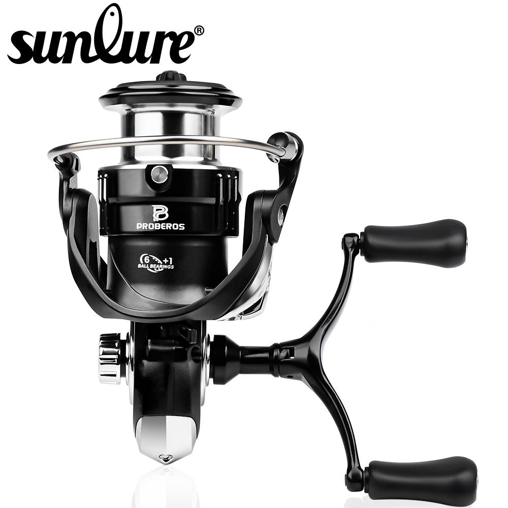 Spinning 6.2:1 6+1BB Double Arm Long Casting Metal Lure Sea Fishing Rod Reel_desvips.com