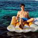 Beer Mug Pool Float - Inflatable Lounge Chair For Adults (120cm Heavy-Duty PVC Summer Party Essential Non-Slip Design)_desvips.com