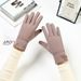 Autumn And Winter Women's Touchscreen Outdoor Fleece-Lined Warm Cycling Gloves_desvips.com