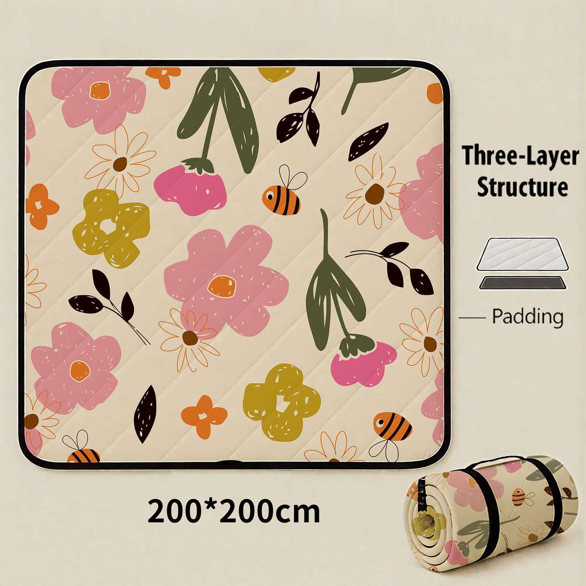 Picnic Moisture-Proof Thickened Ground Camping Tent Inner Portable Waterproof Beach Folding Outdoor Sitting Mat_desvips.com